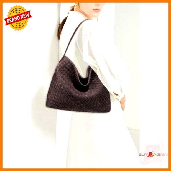 Slouchy Suede Hobo Bag with Top Handle and Crossbody Strap